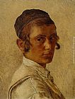 Portrait of a Young Orthodox Boy by Isidor Kaufmann